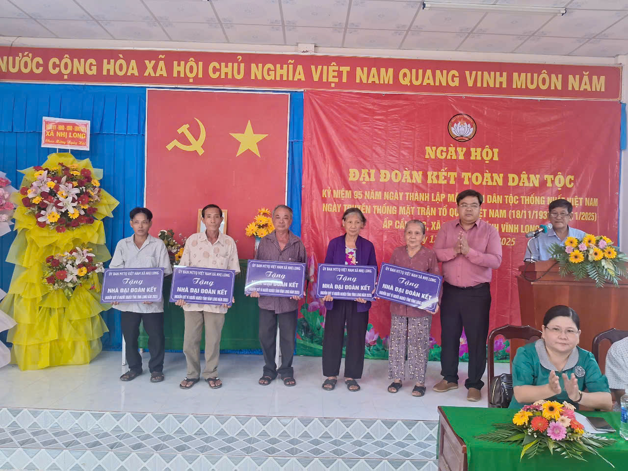 Ấp Cầu Đúc, xã Nhị Long tổ chức Ngày hội Đại đoàn kết toàn dân tộc năm 2025
