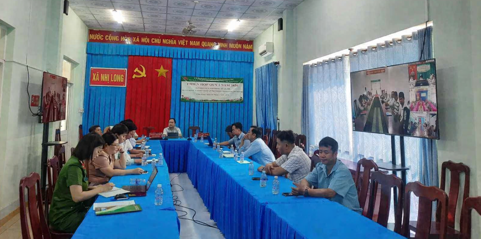 Ban đại diện xã Nhị Long tham gia họp Ban đại diện Hội đồng quản trị Ngân hàng chính sách xã hội tỉnh Vĩnh Long mở rộng quí I năm 2026
