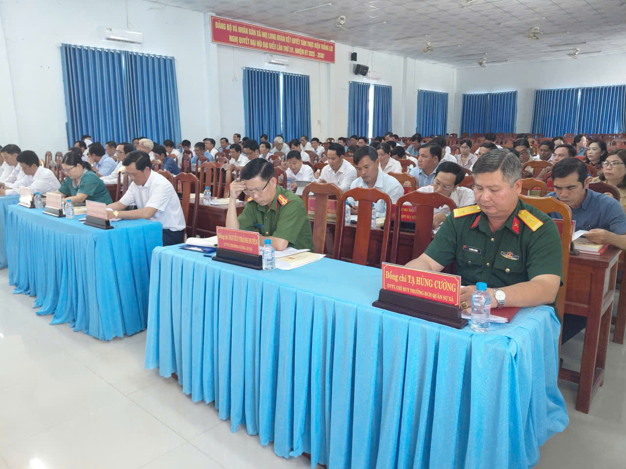 Đảng ủy Nhị Long sơ kết chương trình công tác Quí I năm 2026
