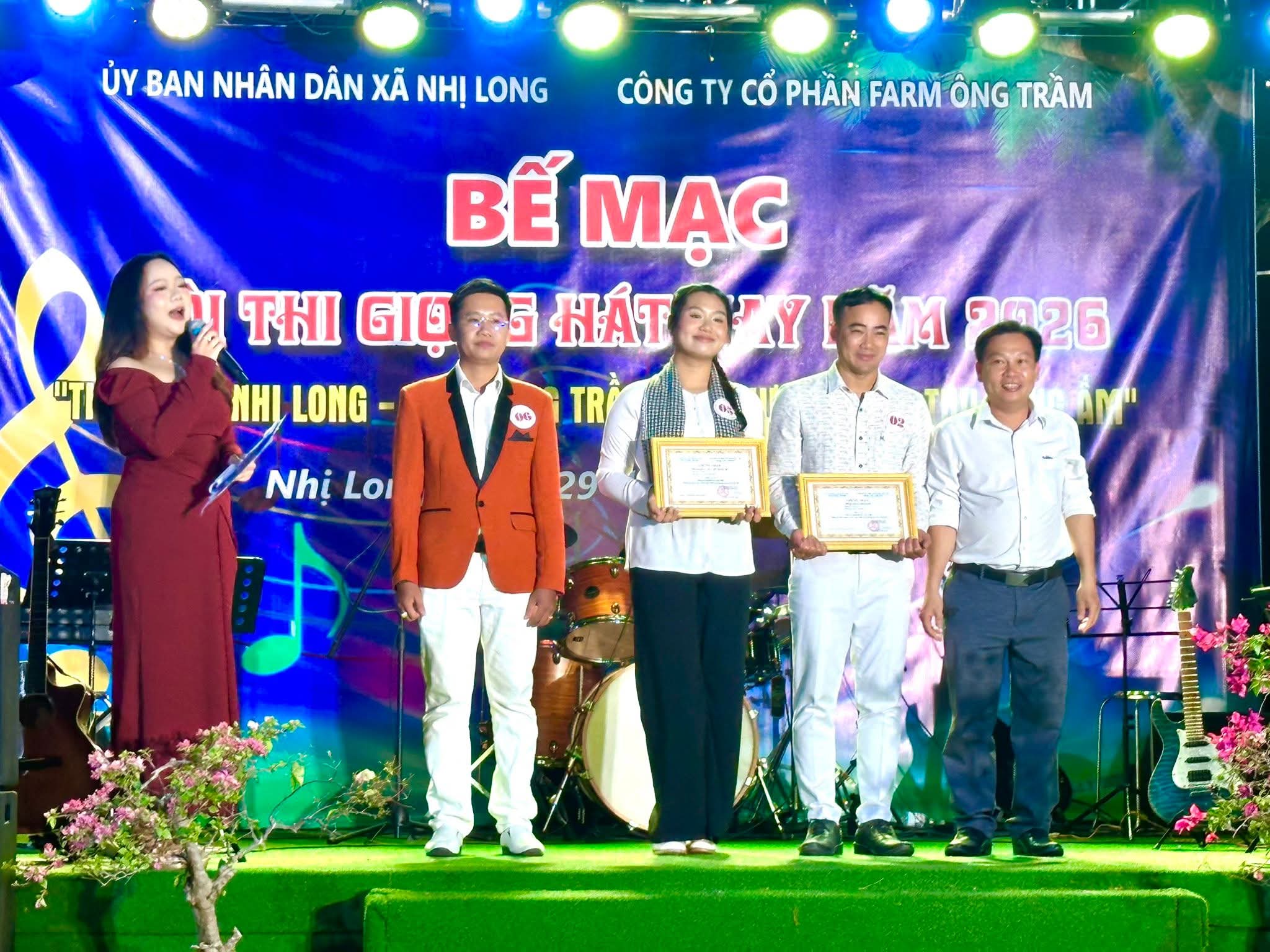UBND xã Nhị Long tổ chức hội thi giọng hát hay năm 2026