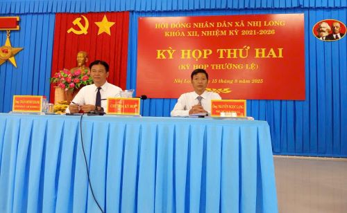 Hội Đồng Nhân Dân Xã Nhị Long Kỳ Họp Thứ Hai – Khóa XII, nhiệm Kỳ 2021-2026
