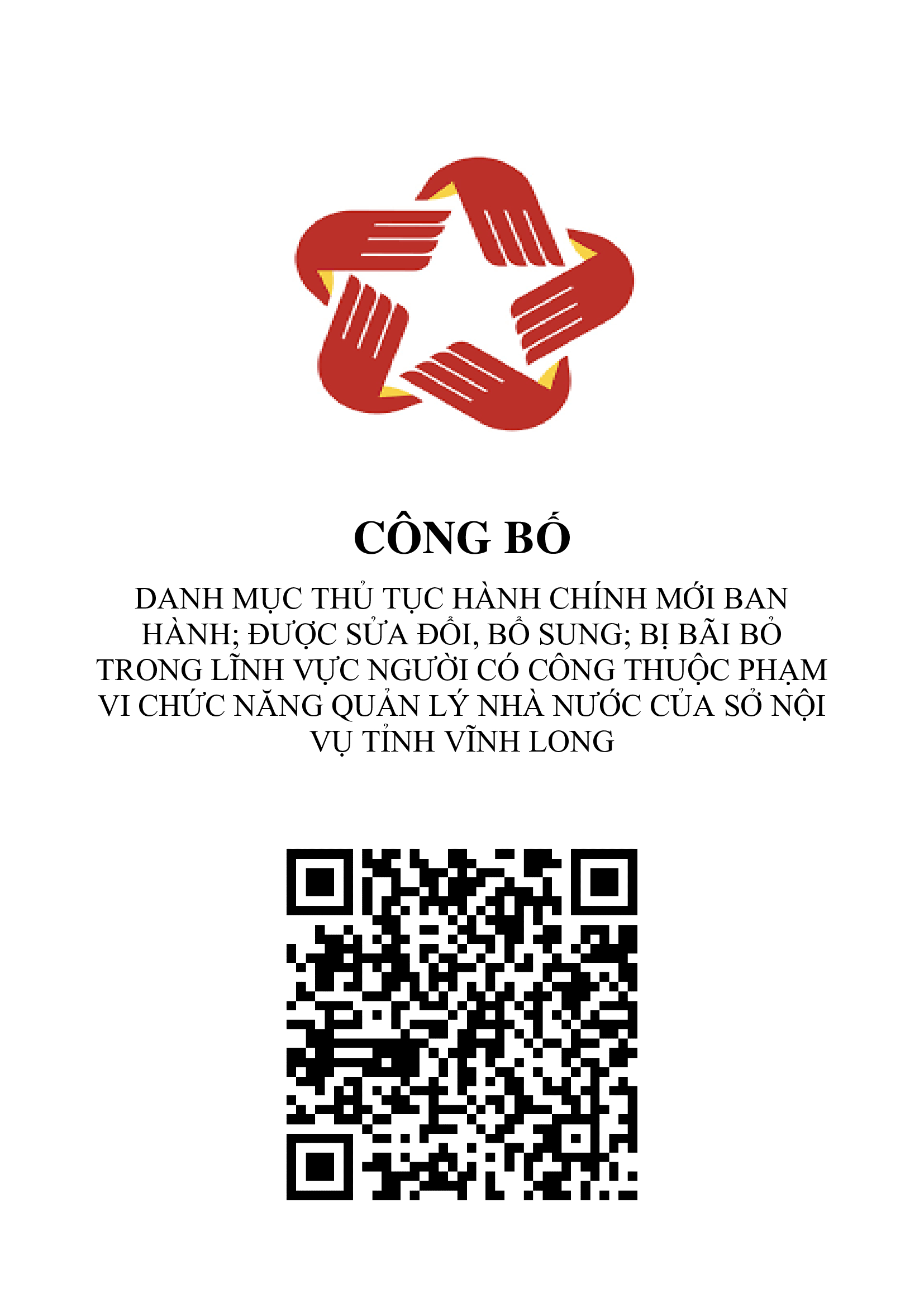 Danh mục thủ tục hành chính mới ban hành 